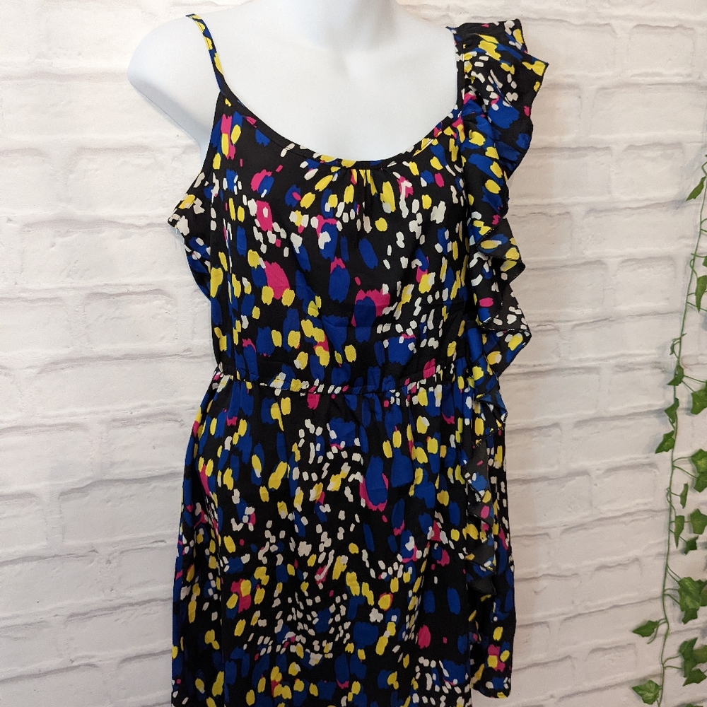 Indulge Paint Splash Ruffle Dress - Picture 5 of 5